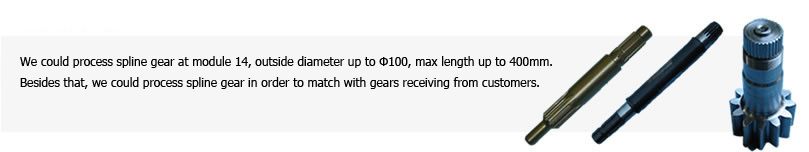最大モジュール4、最大外径φ100、最大長さ400ｍｍまでの加工能力範囲であれば、他の歯車とのアッセンブリー組立納入にも対応できます。