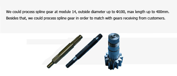 最大モジュール4、最大外径φ100、最大長さ400ｍｍまでの加工能力範囲であれば、他の歯車とのアッセンブリー組立納入にも対応できます。