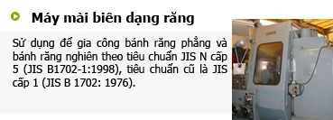 平歯車、はすば歯車であればJIS N 5級(JIS B 1702-1:1998) 、 旧JIS 1級(JIS B 1702:1976)に対応することができます。